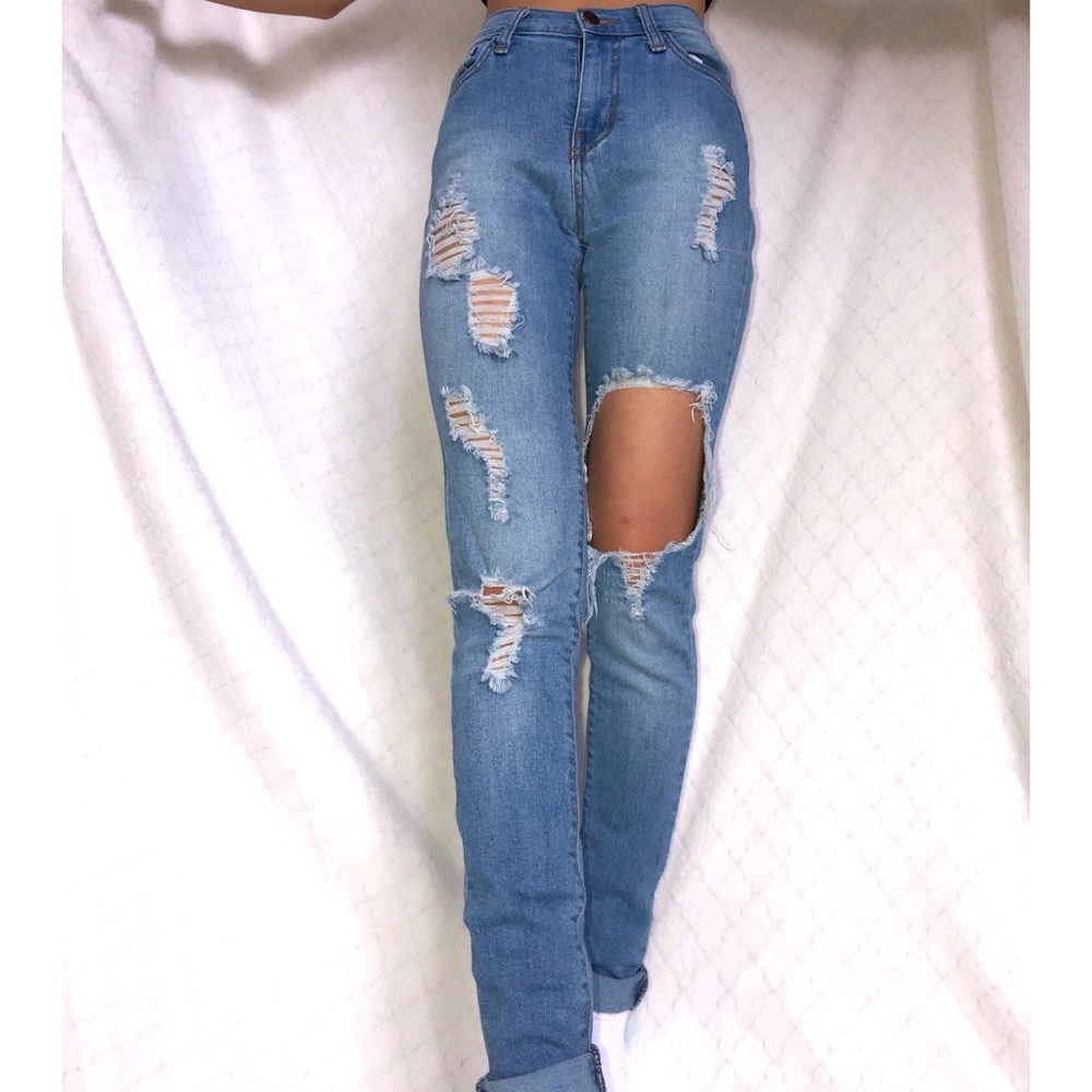 ‼️SOLD‼️Fashion Nova Glistening Jeans